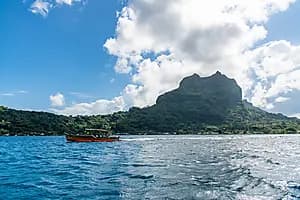 Sunset cruise on outrigger canoe