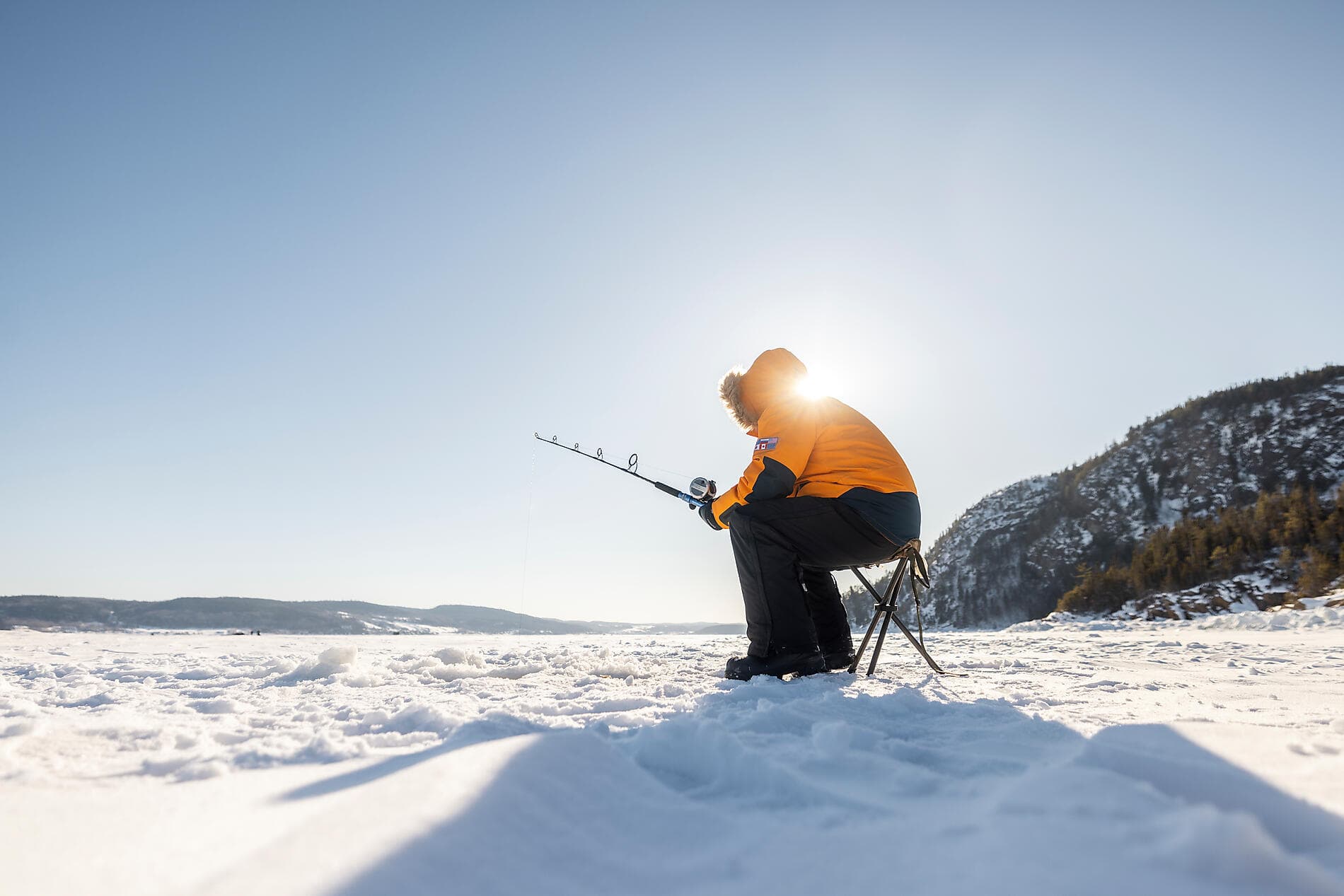 The St. Lawrence River in the Heart of the Boreal Winter