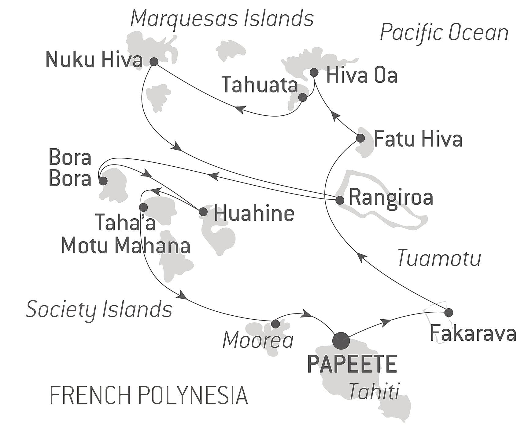 Marquesas, The Tuamotus & Society Islands