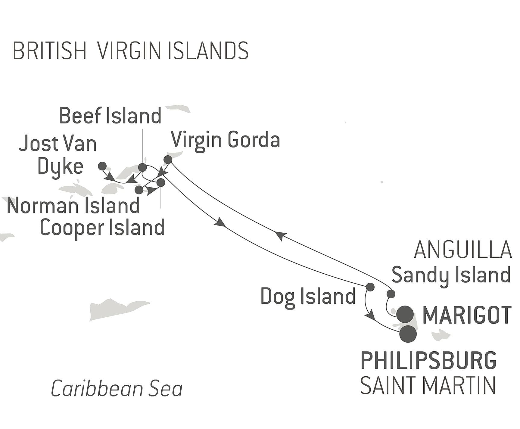 Reverie under sail in the heart of the Lesser Antilles