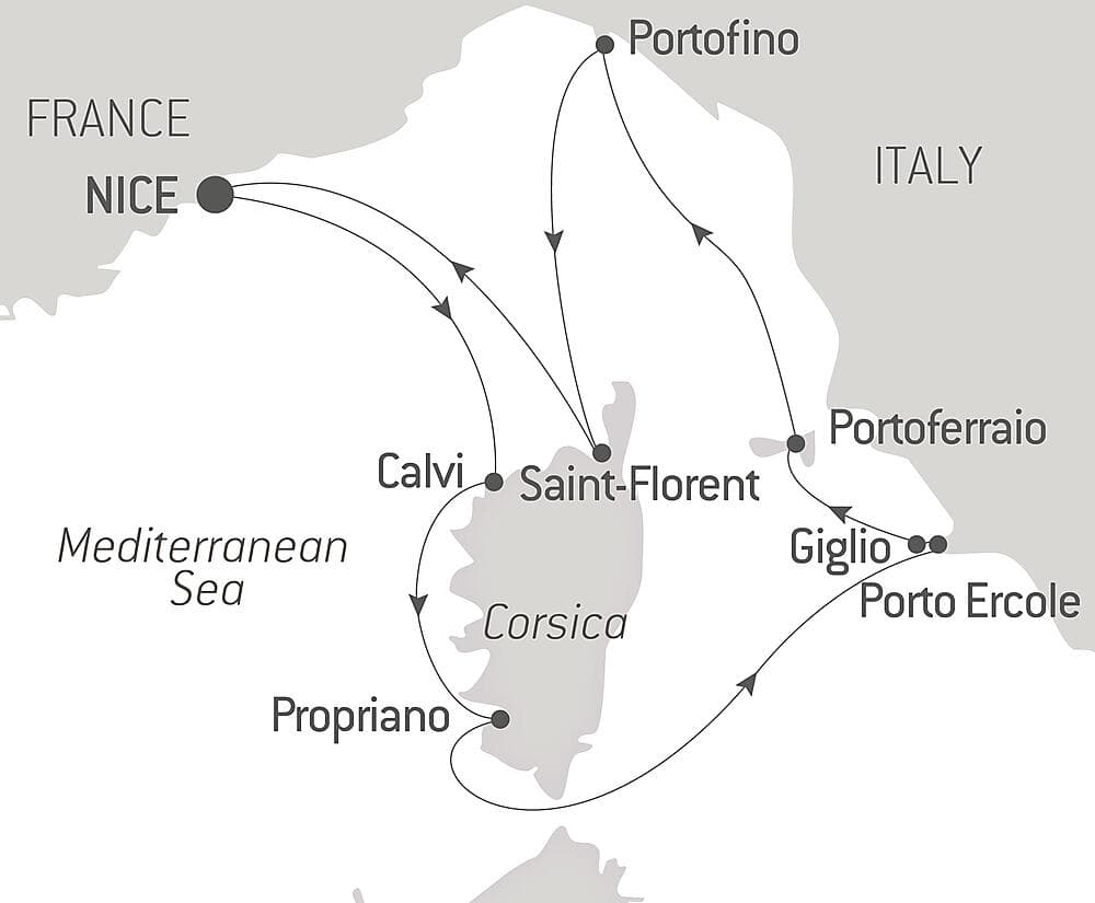 Corsica and the Tuscan Archipelago by Sea – with Smithsonian Journeys null