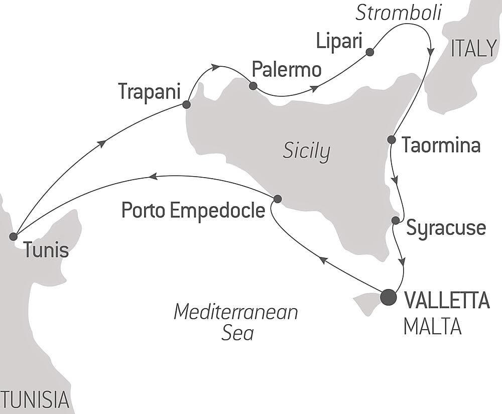 A Circumnavigation of Sicily – with Smithsonian Journeys null