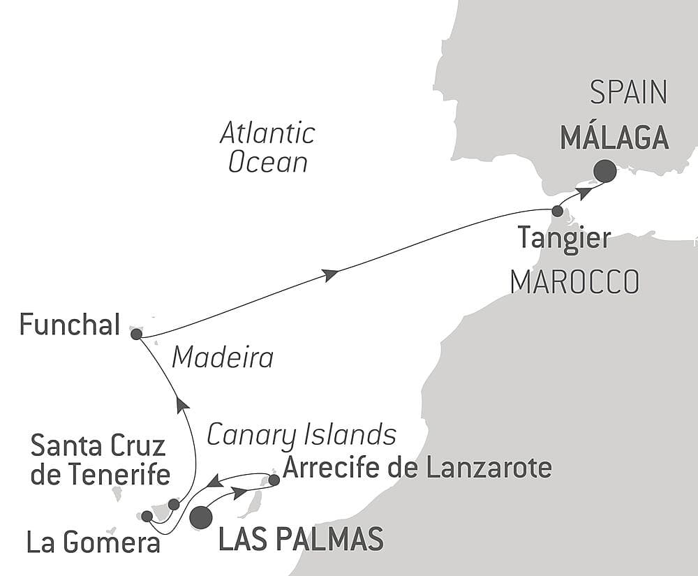 Atlantic Odyssey from the Canary Islands to the Iberian Peninsula  null