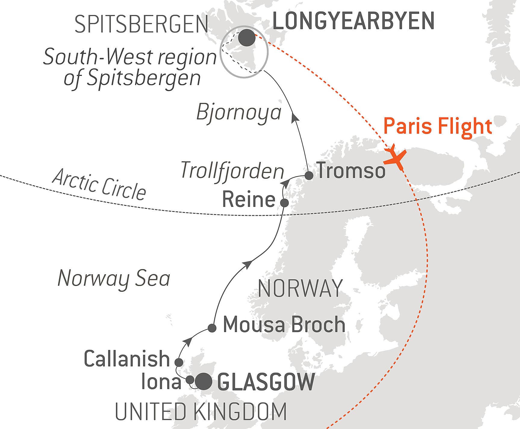 From Scotland to Spitsbergen