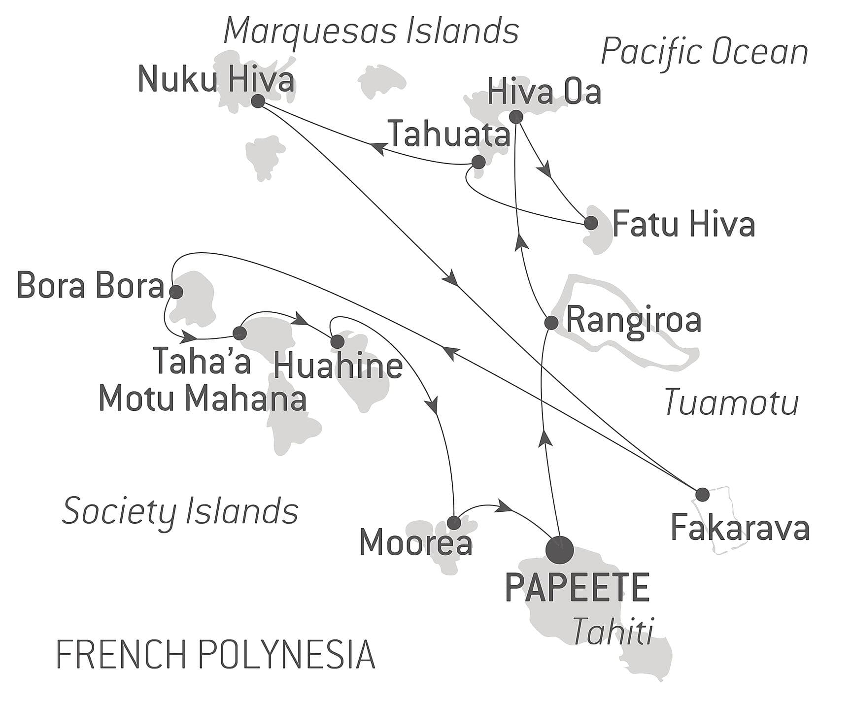 Marquesas, The Tuamotus & Society Islands