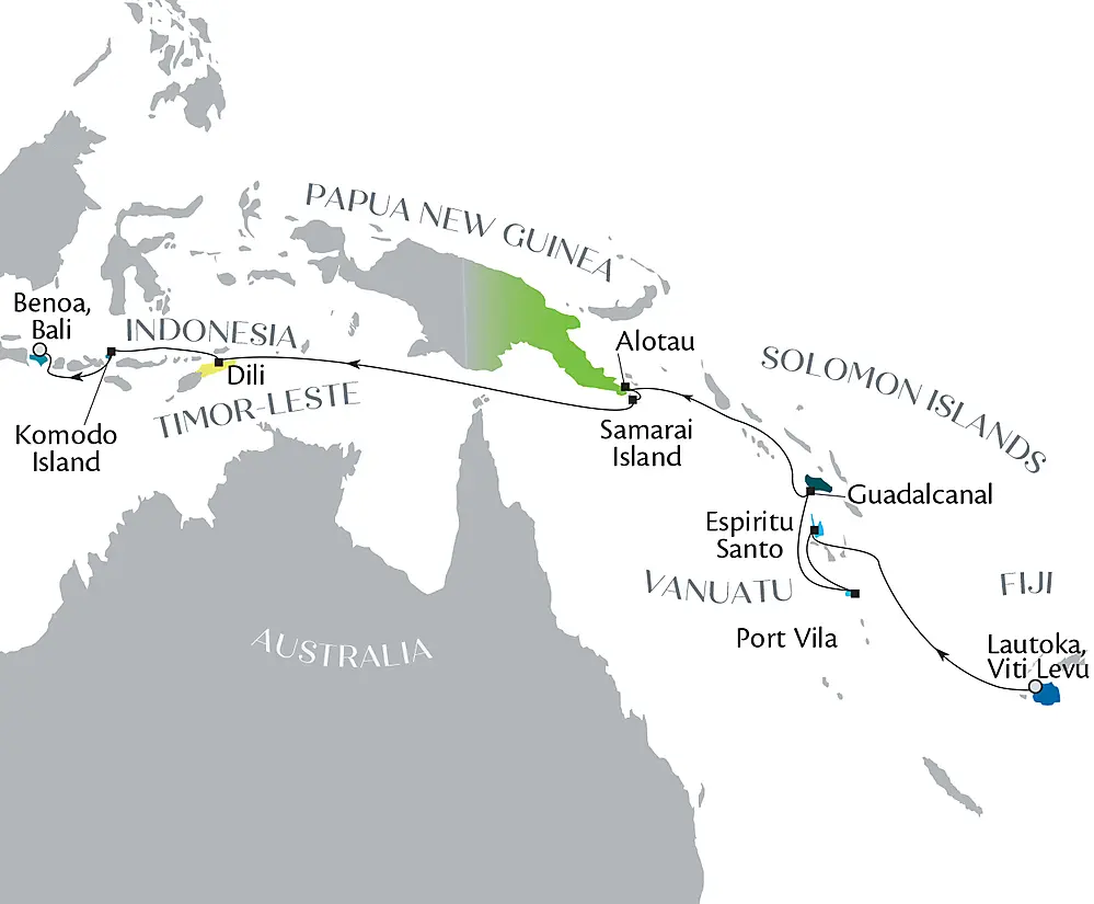 From Fiji to Bali null