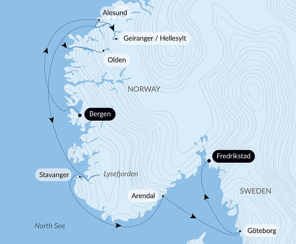 Cruising the Norwegian Fjords – with Smithsonian Journeys