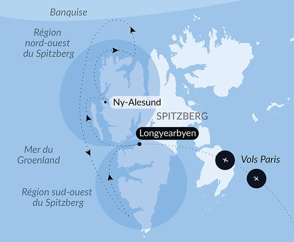 Fjords and glaciers of Spitsbergen