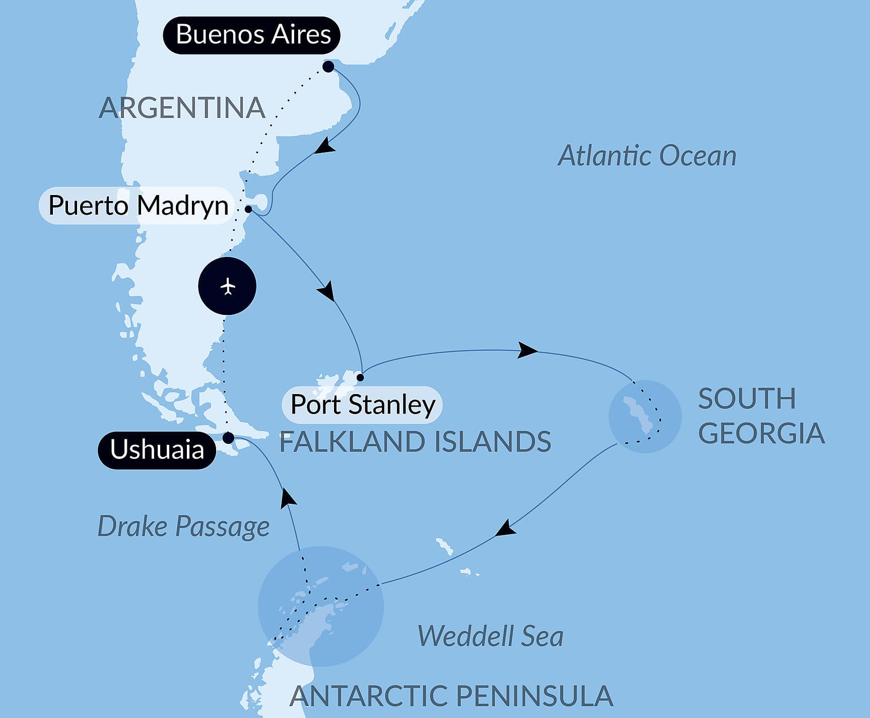 Journey to Austral Lands and Valdes Peninsula