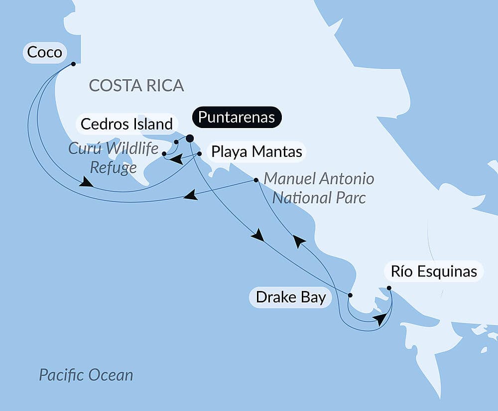 Pacific Coast of Costa Rica