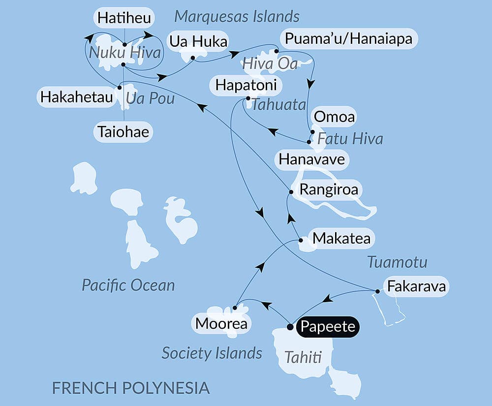 Polynesian Bliss: Marquesas, Tuamotu and Society Islands null