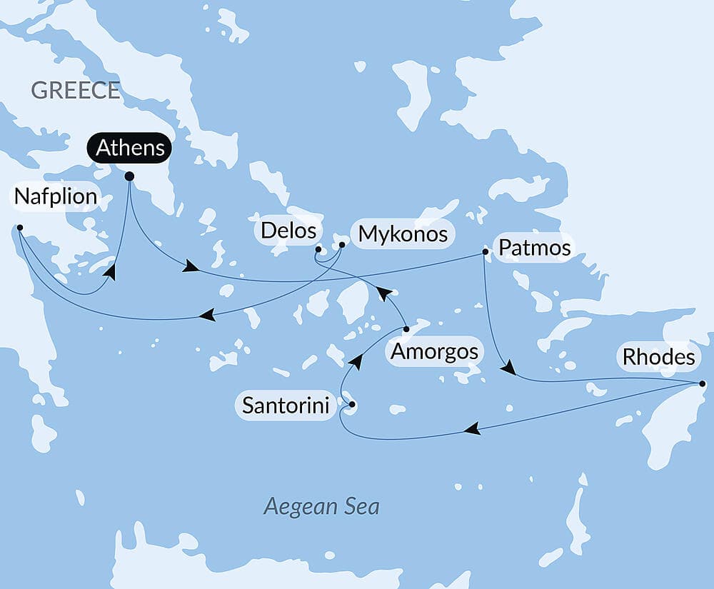 Cruising the Greek Islands of the Southern Aegean – with Smithsonian Journeys null
