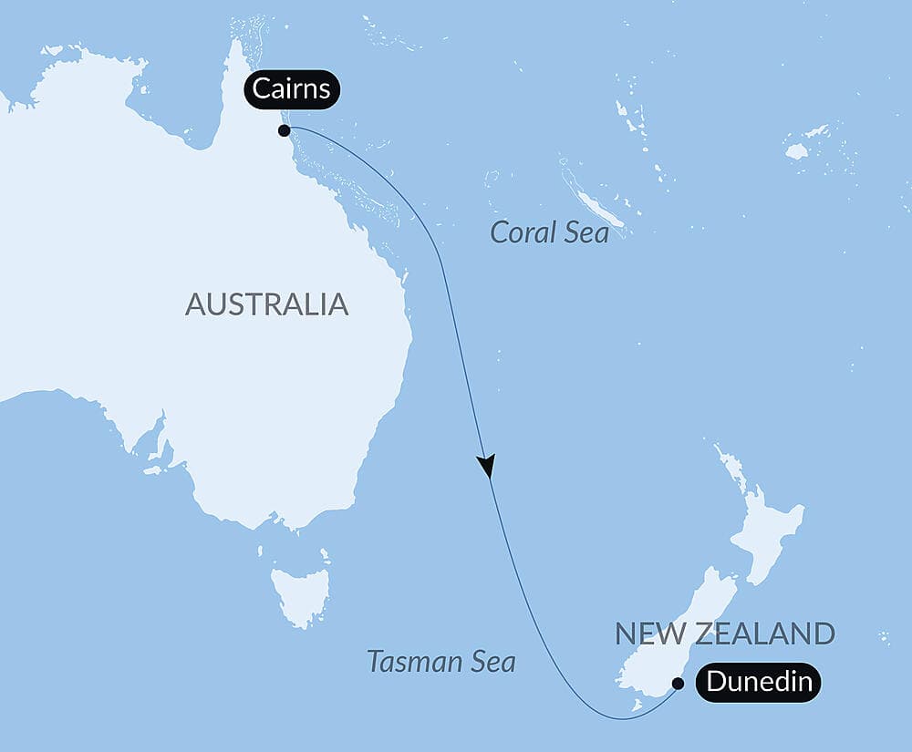 Ocean Voyage: Cairns - Dunedin null