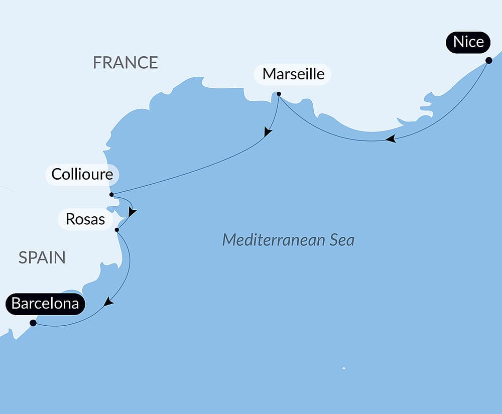 Break between Provence and Catalonia null