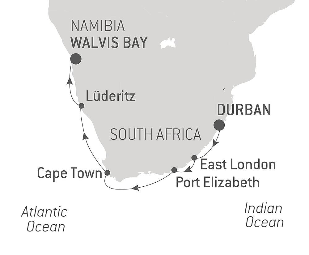 South Africa and Namibia by Sea: Around the Cape of Good Hope - with Smithsonian Journeys