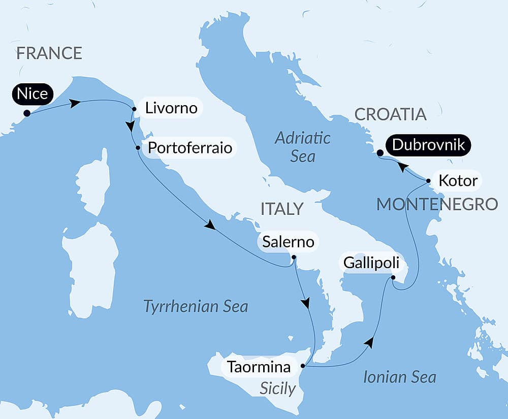 From the French city of angels to the shores of the Adriatic