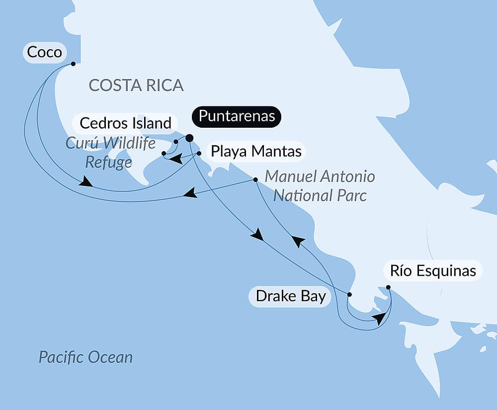 Pacific Coast of Costa Rica