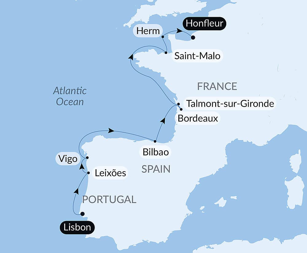 The Iberian Peninsula and Fortified cities of the Atlantic